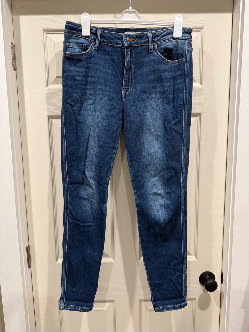 Flying Monkey Women's Skinny Jeans - Dark Blue Wash